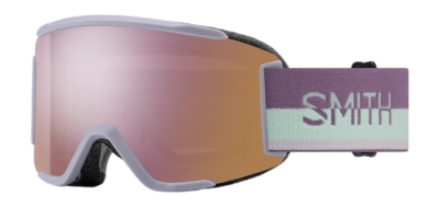 Ski Goggles Smith Unisex Squad S ChromaPop Everyday Rose Gold Mirror Lunar Fog Split