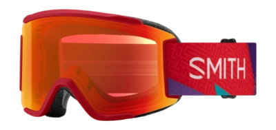 Ski Goggles Smith Unisex Squad S ChromaPop Everyday Red Mirror Crimson A-Maze-Zing