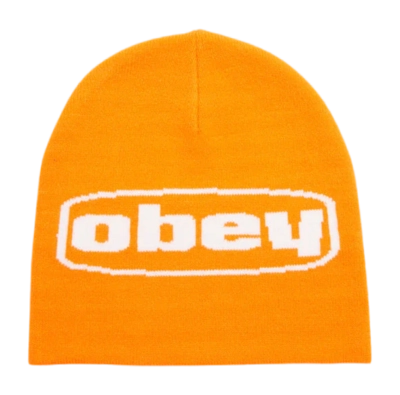 Beanie Obey Men Indirect Orange