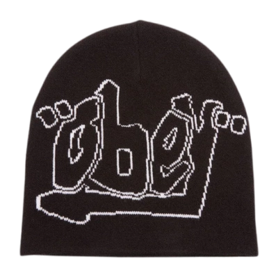 Beanie Obey Men Quote Black