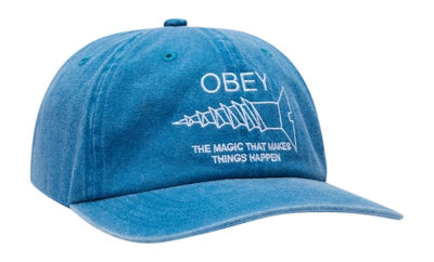 Casquette Obey Homme Pigment Things Happen Pigment Blue