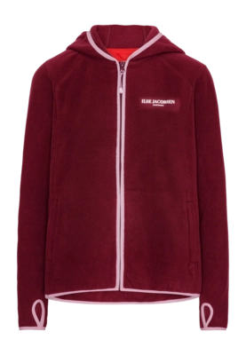 Vest Ilse Jacobsen Women FLEECEWIND03 Maroon Banner