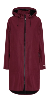 Regenjas Ilse Jacobsen Women RAIN128 Maroon Banner