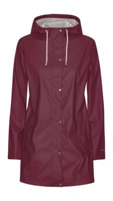 Veste de Pluie Ilse Jacobsen Women RAIN228FR Maroon Banner