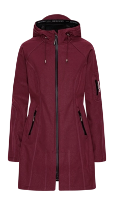 Regenjas Ilse Jacobsen Women RAIN37 Maroon Banner