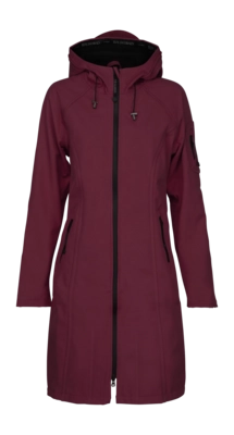 Raincoat Ilse Jacobsen Women RAIN37L Maroon Banner