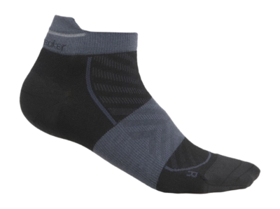 Hardloopsok Icebreaker Women Merino Run+ Ultralight Micro Black/Graphite
