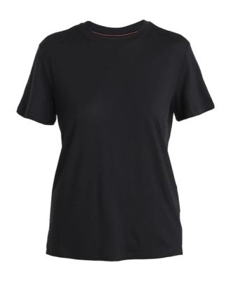 T-Shirt Icebreaker Women Merino 150 Tech Lite III SS Relaxed Black