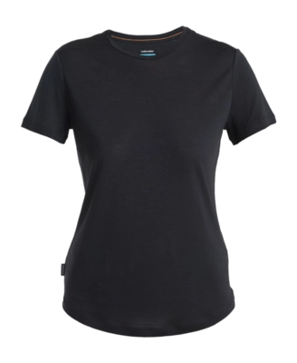 T-Shirt Icebreaker Femme Merino 125 Cool-Lite Sphere III SS Black
