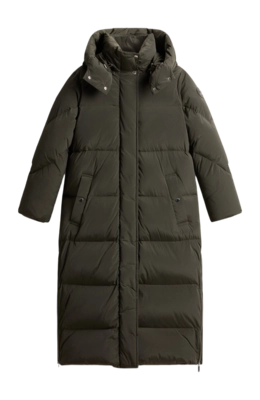 Jacke Woolrich Aurora Damen Long Dark Green