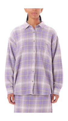 Shirt Obey Women Belmont Plaid Shirt Aster Purple '24