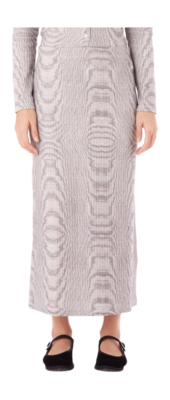 Skirt Obey Women Noise Midi Skirt Blanc Multi