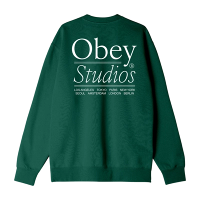 Obey Dark Green Sweatshirt XL