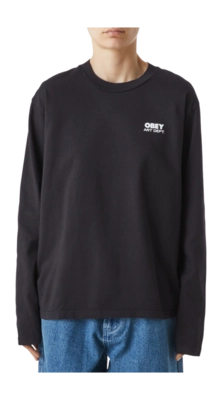 Longsleeve Obey Women Obey Creative Solutions Pigment Black '24