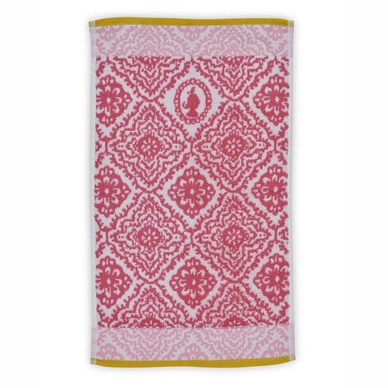 Serviette Invité Pip Studio Jacquard Check Donker Roze (30 x 50 cm)