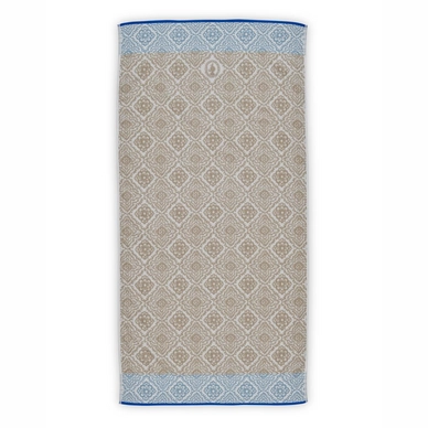 Bath Towel Pip Studio Jacquard Check Khaki (70 x 140 cm)