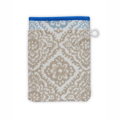 Washandje Pip Studio Jacquard Check Khaki (Set van 4)