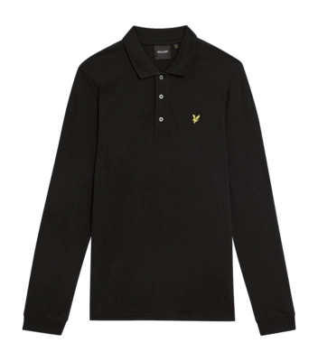 Polo Lyle & Scott Homme Ls Jet Black