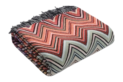 Plaid Missoni Perseo Orange Multicolor