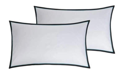 Kussensloop Missoni Shadow Zigzag White Katoen (Set van 2)