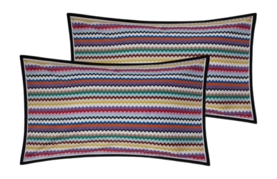 Kissenbezüge Missoni Valparaiso Multicolor Baumwolle (Set von 2)