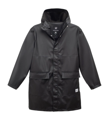 Jacket Herschel Men Long Classic Rain Black '24