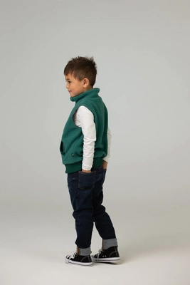 2---DucksdayStudioFleeceBodywarmerDarkGreen_15
