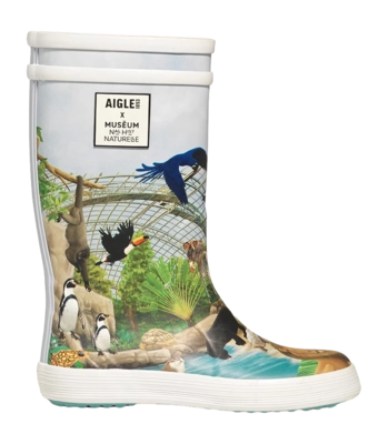 Bottes de Pluie Aigle Enfant Lolly Pop Play3 Zoo