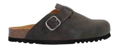 Clog Scholl Fae New Suede Sa Damen Dark Grey