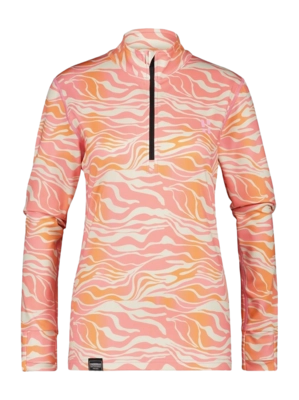 Ski Sweatshirt Poederbaas Women Animal Zebra Pink