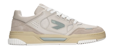 Baskets HUB Homme Frisson L18 Light Bone Cucumber Milky Gum White