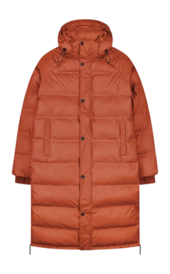 Winterjas Maium Unisex Puffer Brick Brown