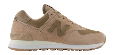 Baskets New Balance Femme WL574HI2 Plat Taupe