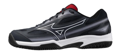 Chaussures de Padel Mizuno Unisexe Break Shot 4 Padel Graystone White Salsa