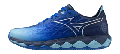 Tennis Shoe Mizuno Men Wave Enforce Court CC Mugen Blue White River Blue