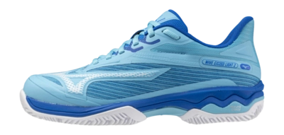Padelschoen Mizuno Women Wave Exceed Light 2 River Blue White Mugen Blue