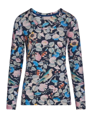 Pyjamashirt Essenza Women Luyza Aleste Slate Grey