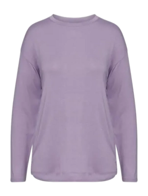 Pyjamashirt Essenza Women Denna Uni Violet Tulle