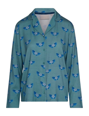 Pyjamashirt Essenza Women Elodie Eliza Soft Teal