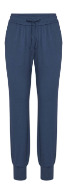 Pyjama Hose Essenza Damen Jules Uni Bijou Blue