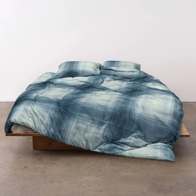 Dekbedovertrek Marc O'Polo Phia Stormy Blue Flanel