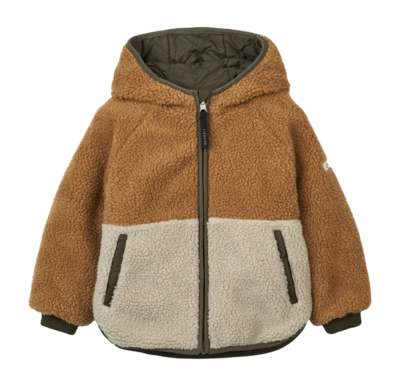 Jas Liewood Kids Jackson Reversible Jacket Army brown mix