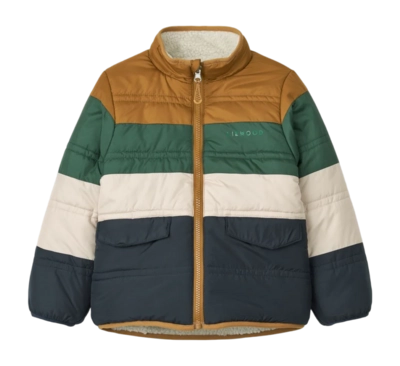 Jacke Liewood Maxson Reversible Jacket Kinder Classic Navy Multi Mix