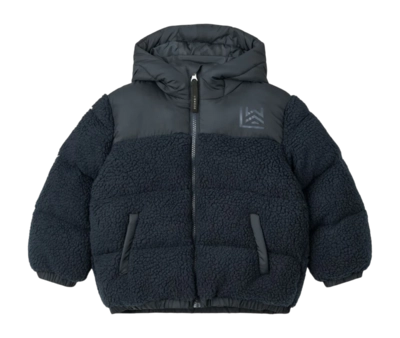 Jacke Liewood Niko Pile Jacket Kinder Classic Navy