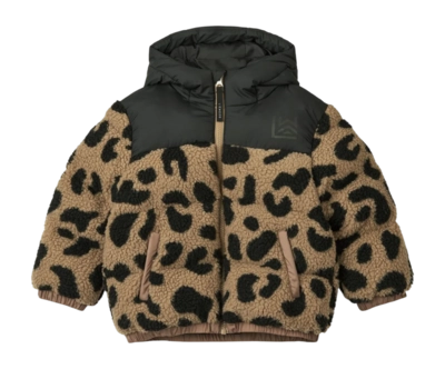 Jacke Liewood Kinder Niko Pile Jacket Kinder Mega Leo/Oat Mix