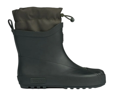 Bottes de Pluie Liewood Enfant Isaac Technical Rainboot Black/Army Brown