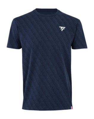 Tennis Shirt Tecnifibre Men Graphic Tee Navy 2024