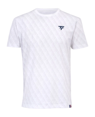 Tennisshirt Tecnifibre Men Graphic Tee White 2024