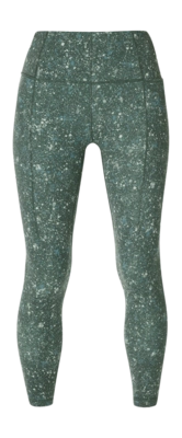 Leggings Sweaty Betty Women Super Soft 7/8 Yoga Green Multi Speckle