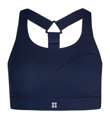 Brassière Sweaty Betty Women Power Medium Support Sports Navy Blue